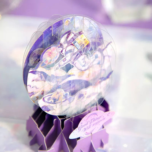 🌙 3D Pop-Up Astronaut - a dreamy and fantastical greeting card