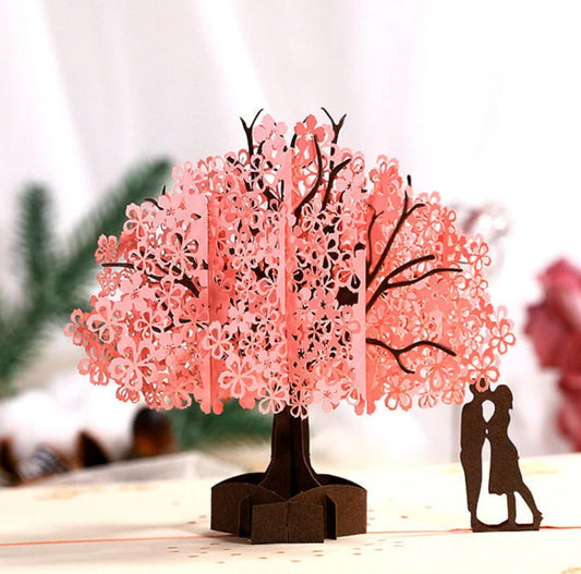 3D Valentinstag Pop-Up Karte Liebe Hochzeit Verlobung Jubiläum