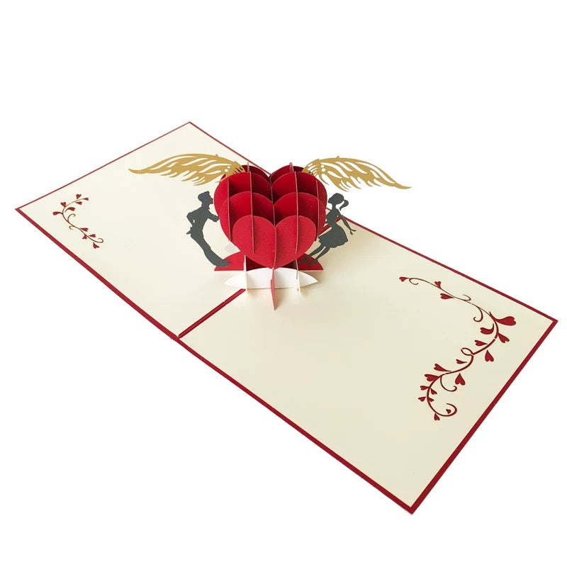 3D Valentinstag Pop-up Karte