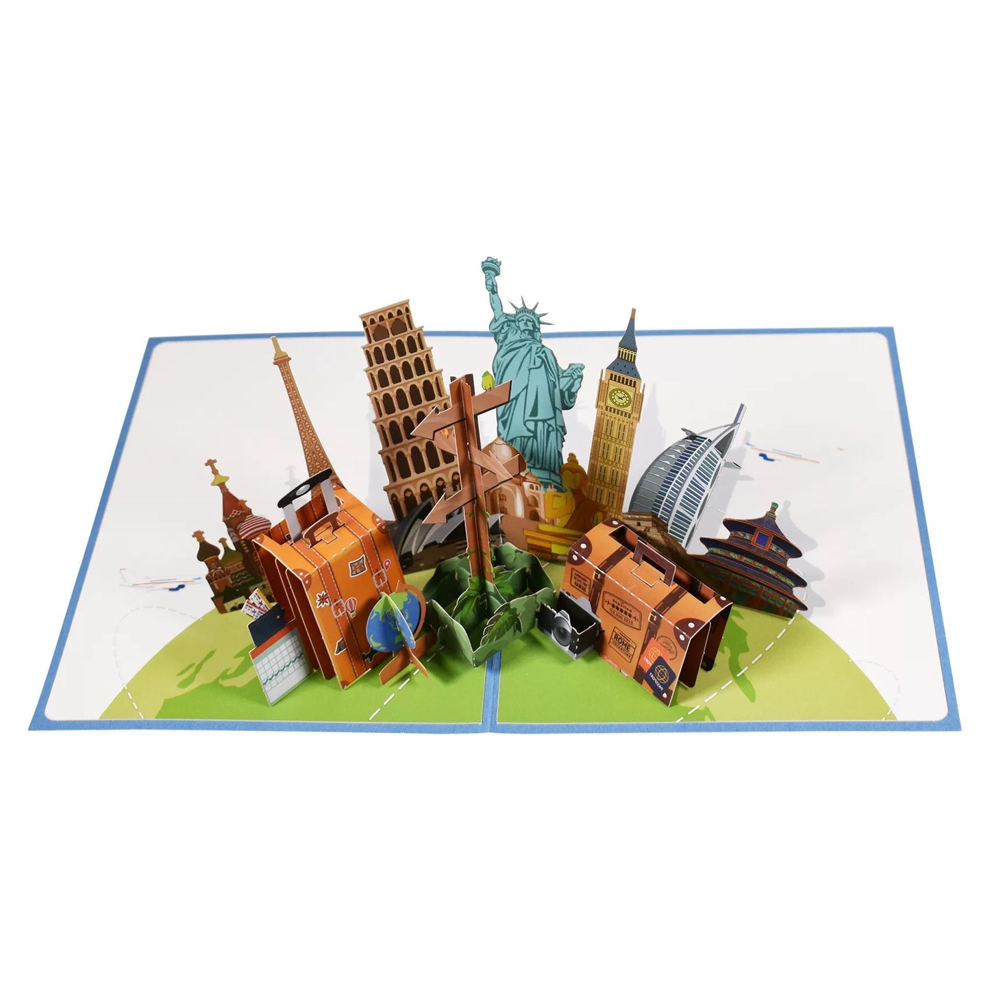 ⛵ 3D Pop-Up neue Start&neue Reisen Souvenir Grußkarte