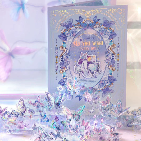 3D Pop-Up Special Elegant Christmas & Butterfly Greeting Card