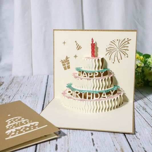 🎂 3D-Geburtstagskarte – einzigartig &amp; unvergesslich! 🎉