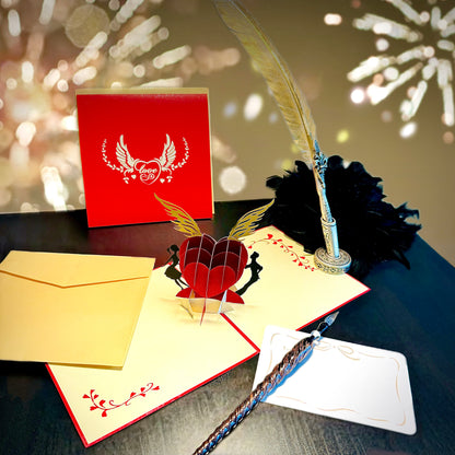 3D Valentine's Day Pop-up Card Love