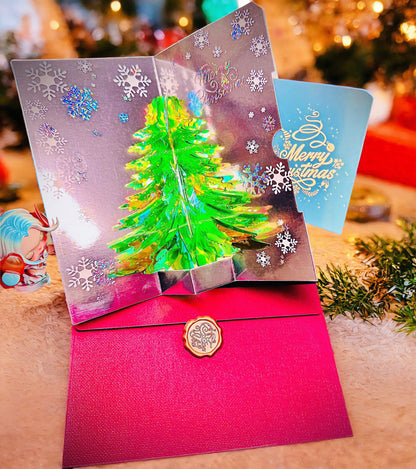 Frohes Weinachten mit einer besonderen 3D-Karte ✨