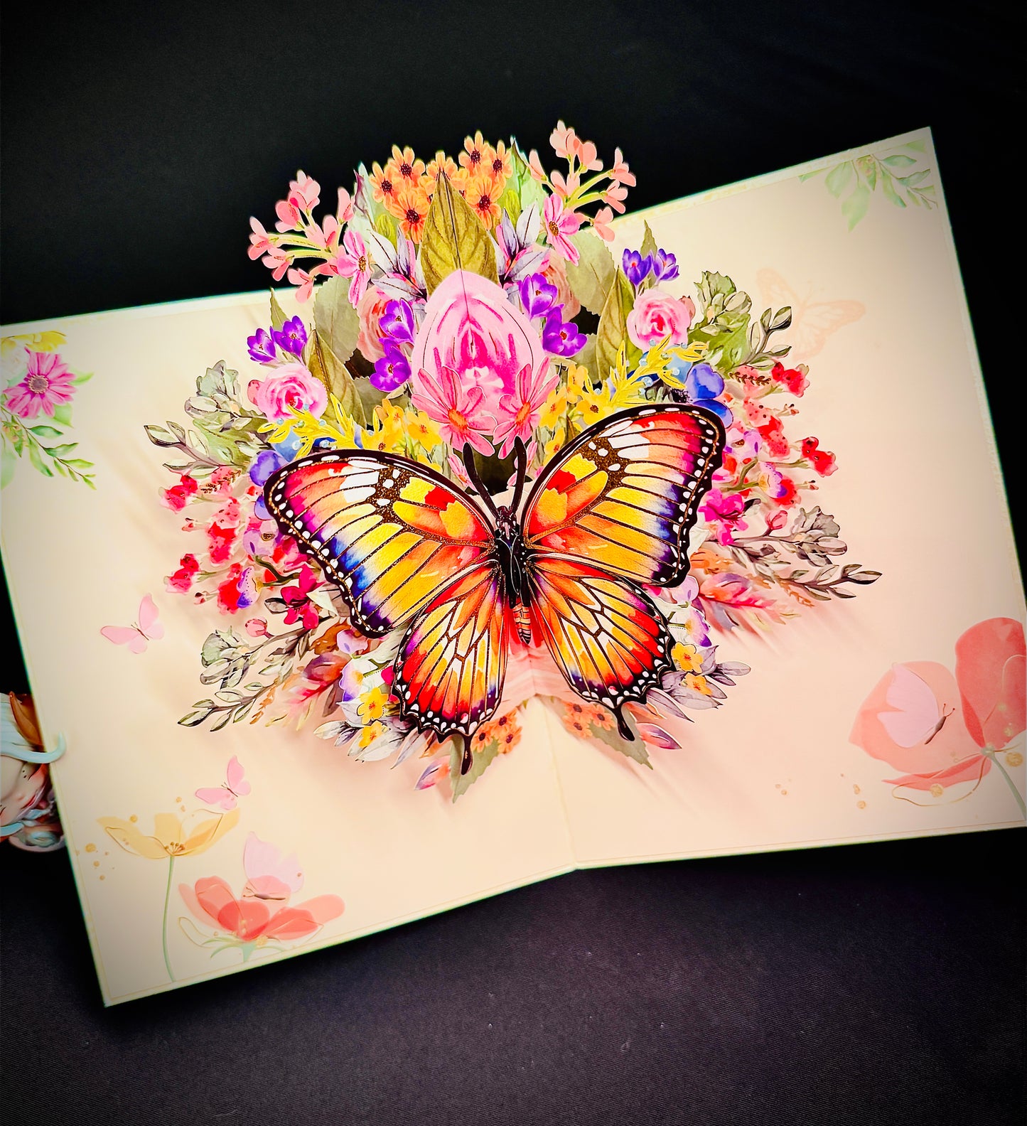 3D Pop-Up wunderbare Schmetterling Grußkarte