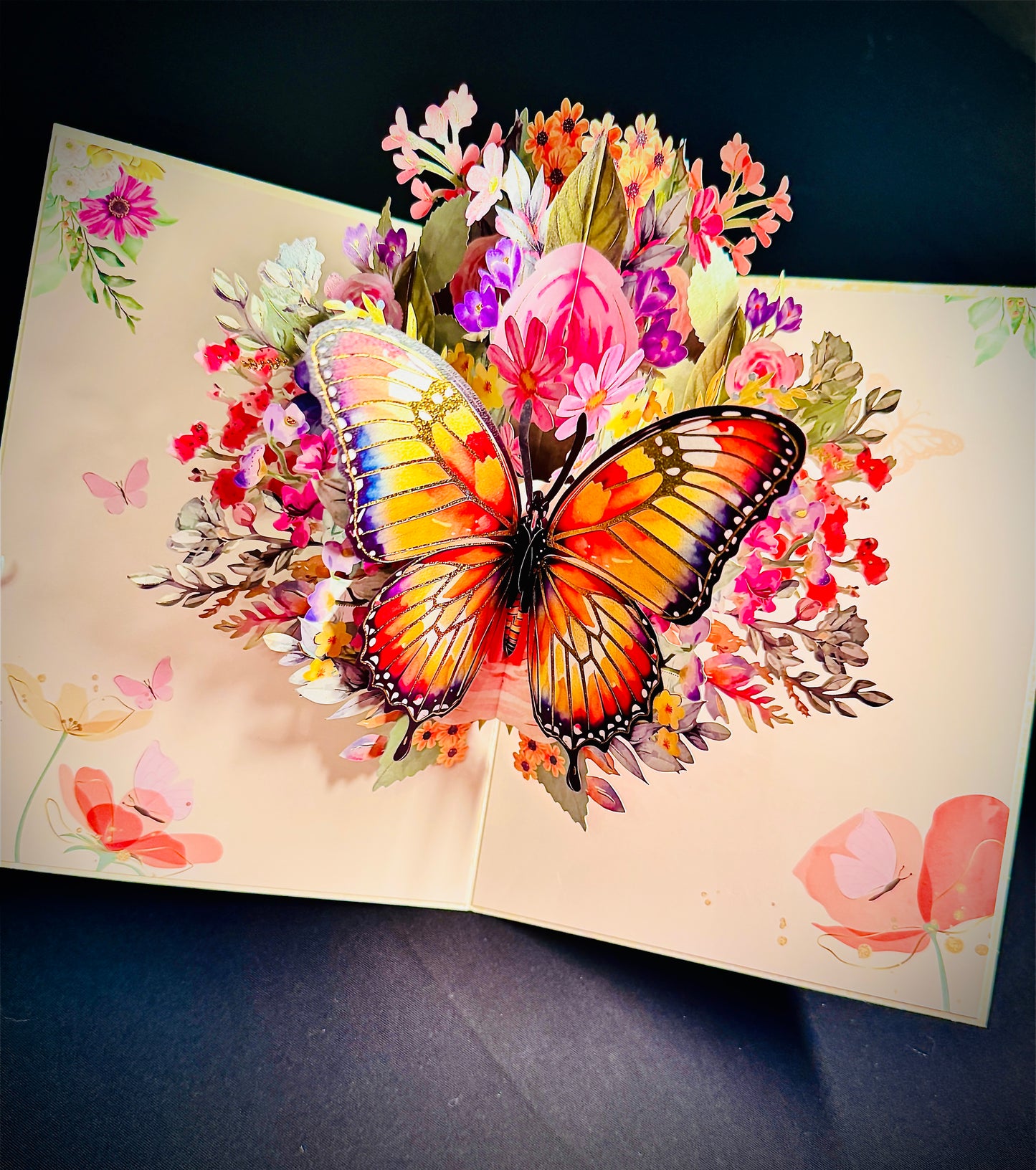 3D Pop-Up wunderbare Schmetterling Grußkarte
