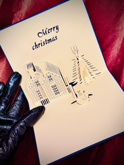 Frohes Weihnachten mit einer besonderen 3D-Karte ✨