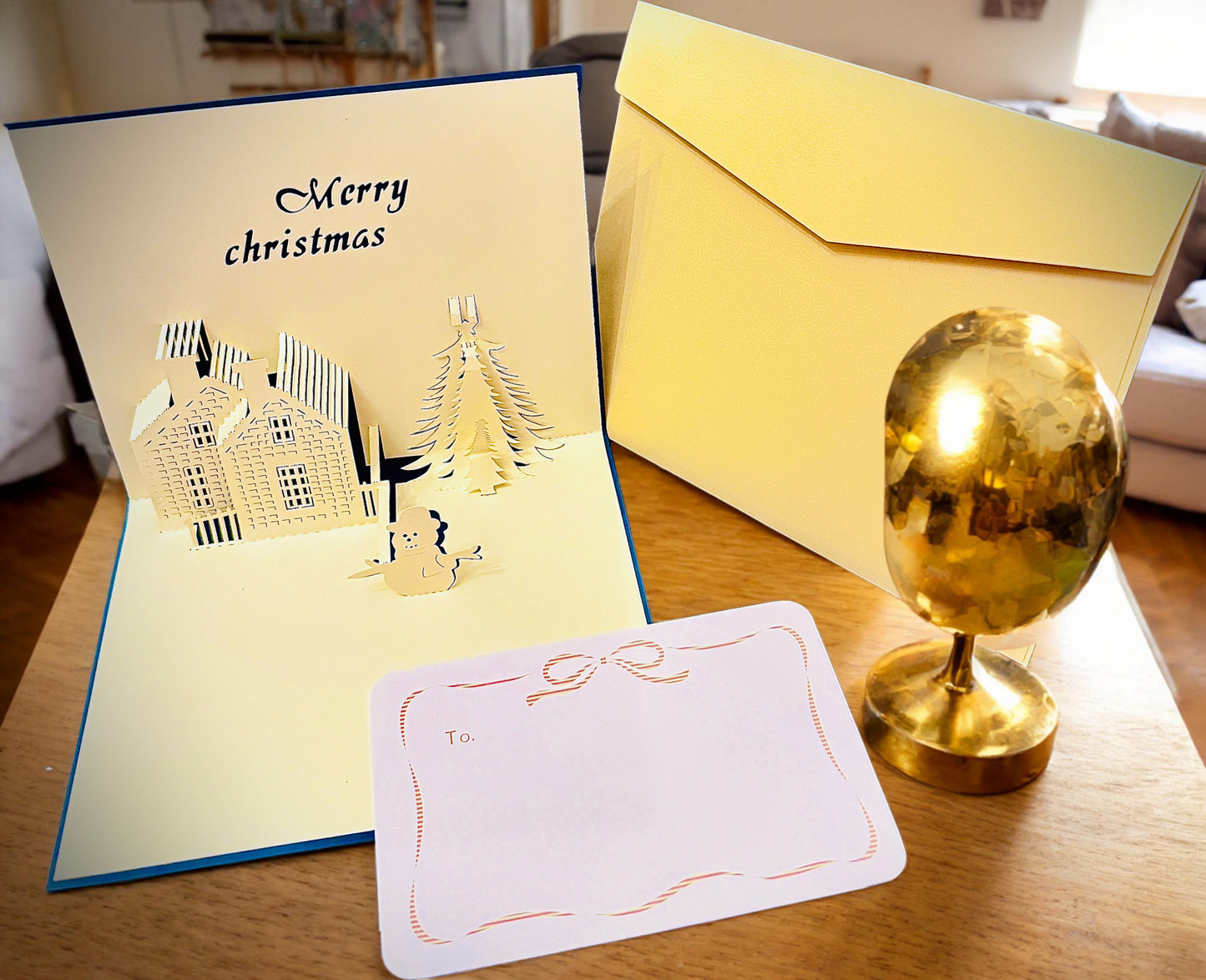 Frohes Weihnachten mit einer besonderen 3D-Karte ✨