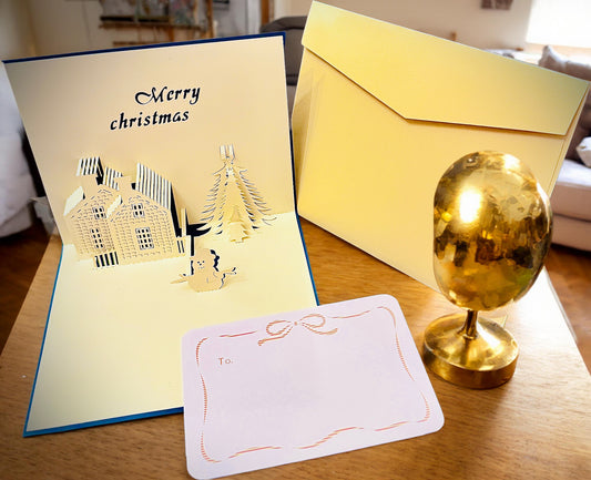 Frohes Weihnachten mit einer besonderen 3D-Karte ✨