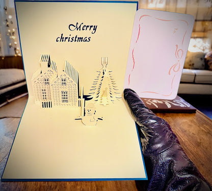 Frohes Weihnachten mit einer besonderen 3D-Karte ✨