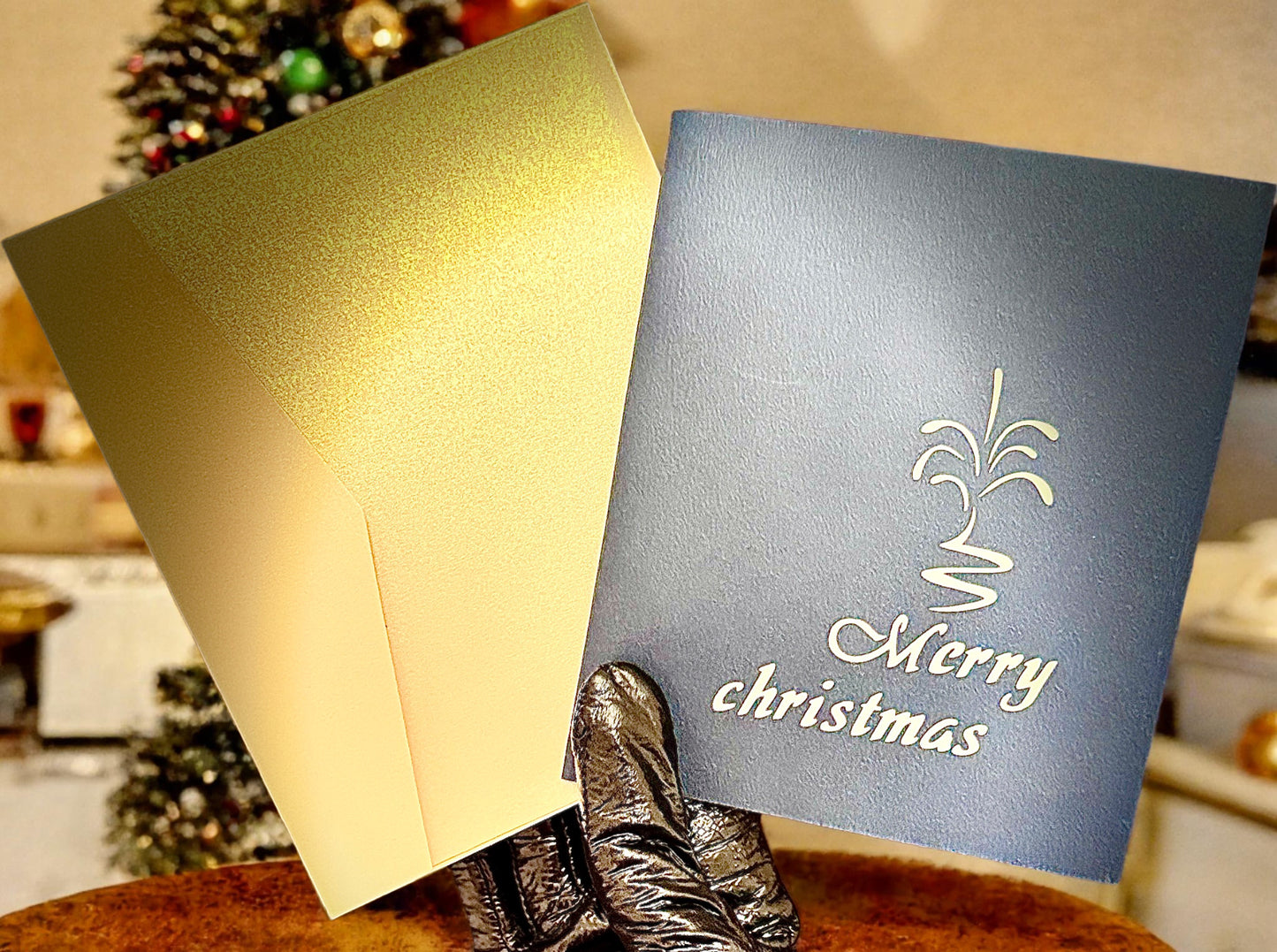 Frohes Weihnachten mit einer besonderen 3D-Karte ✨